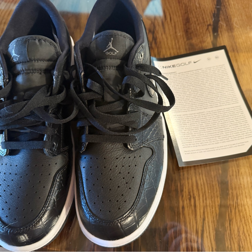 Air Jordan 1 Low Golf 'Black Crocodile' / Size 11 / New w-out box